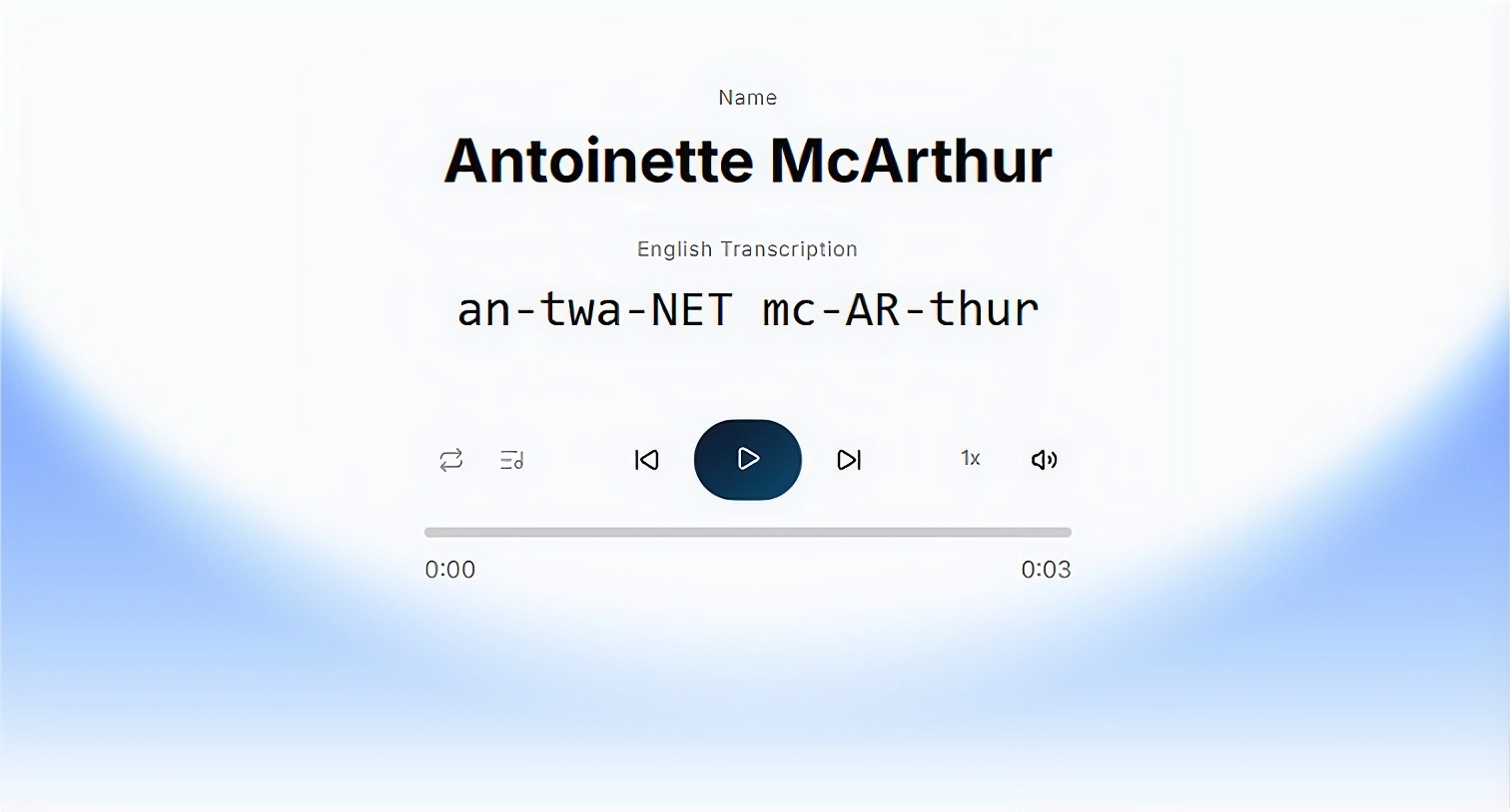 Audio & Phonetic Guides